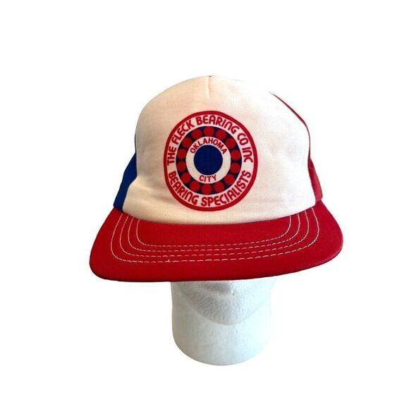 The Fleck Bearing Co Vintage Cap Bearing Specialists Oklahoma City Hat Vintage - Picture 1 of 6